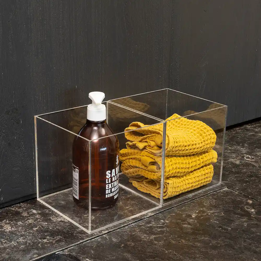 boite d'organisation transparente haute qualité. Fabrication française